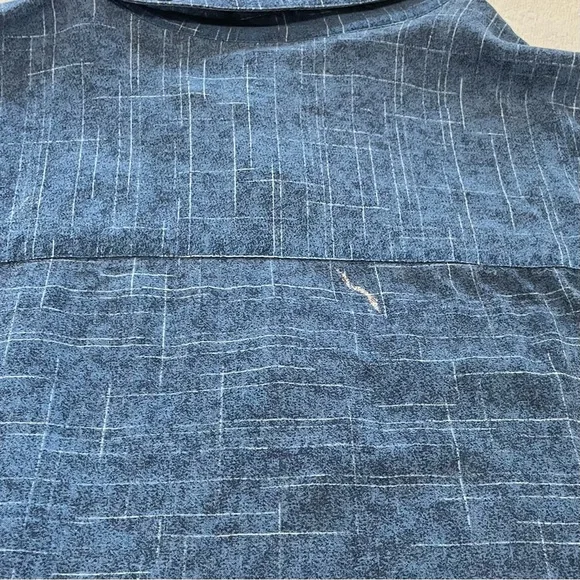 Blue  Palm Print‎ Men's Casual Shirt Size XL
Resort , Caribbean or Tropical Wear - Picture 8 of 9